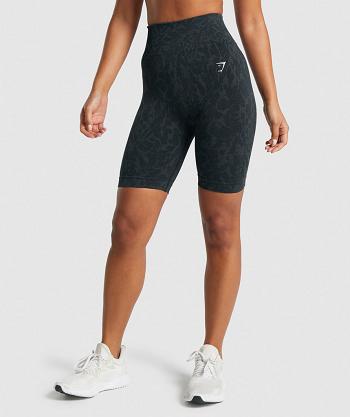 Gymshark Adapt Animal Seamless Cycling Ženske Kratke Hlače Crne | HR 3845AHK